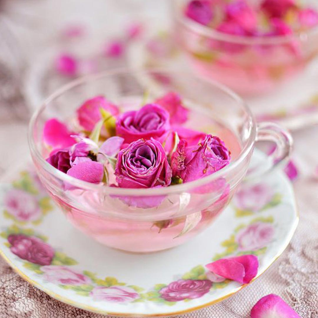 غنچه گل محمدی بسته صد گرمی